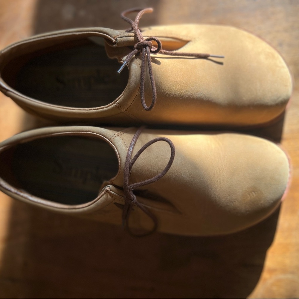 SIMPLE Suede Shoes Clogs 9